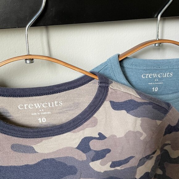 Crew Cuts Boys Long Sleeve Tee DUDE/Camo Bundle - Picture 7 of 9